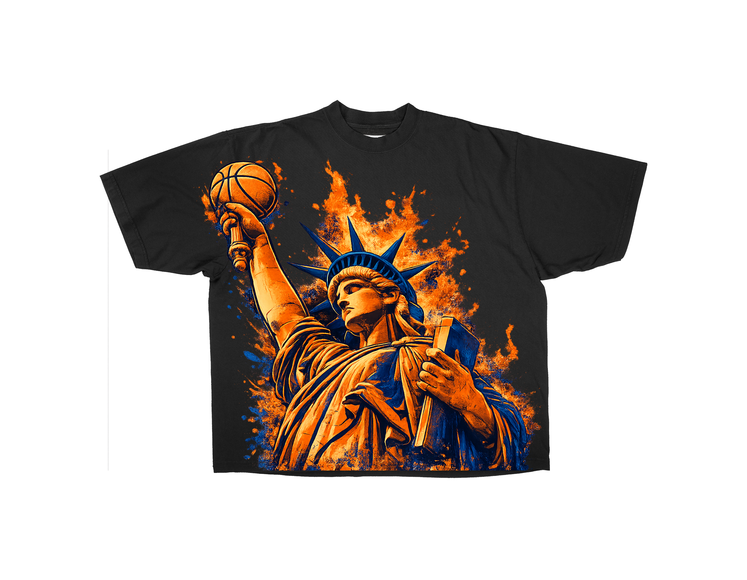 Blk New York Knickz Tee